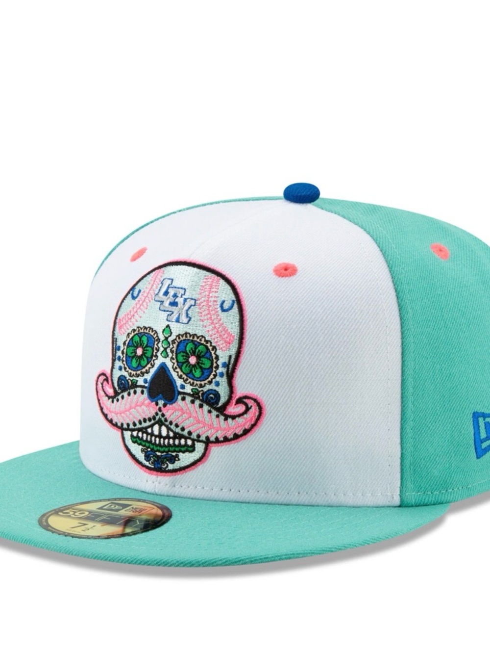New Era Lexington Leyendas White/Teal Copa de la Diversion 59FIFTY Fitted Hat